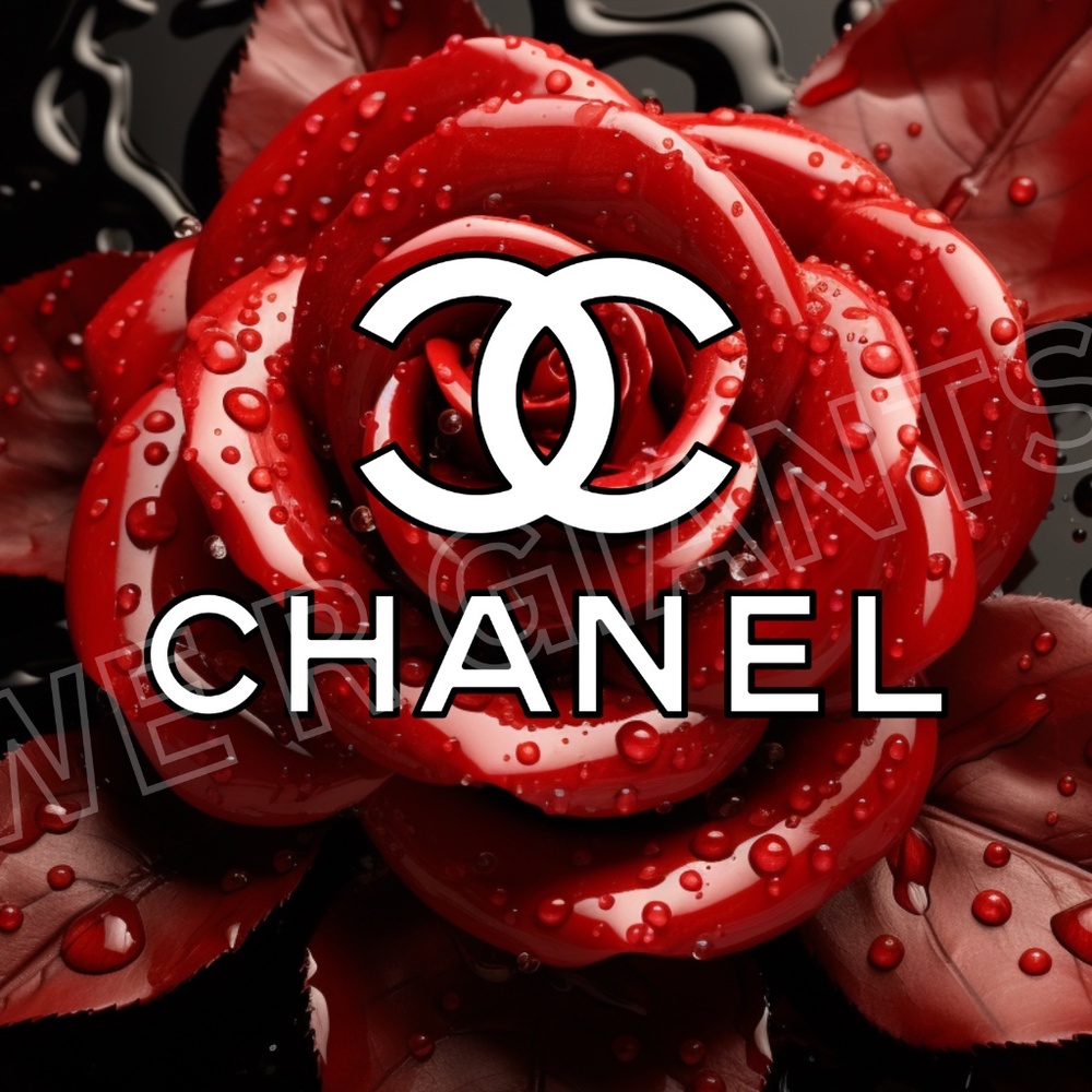 Chanel Art Beautiful Rose Print 11x14 by the Artist Deanardai